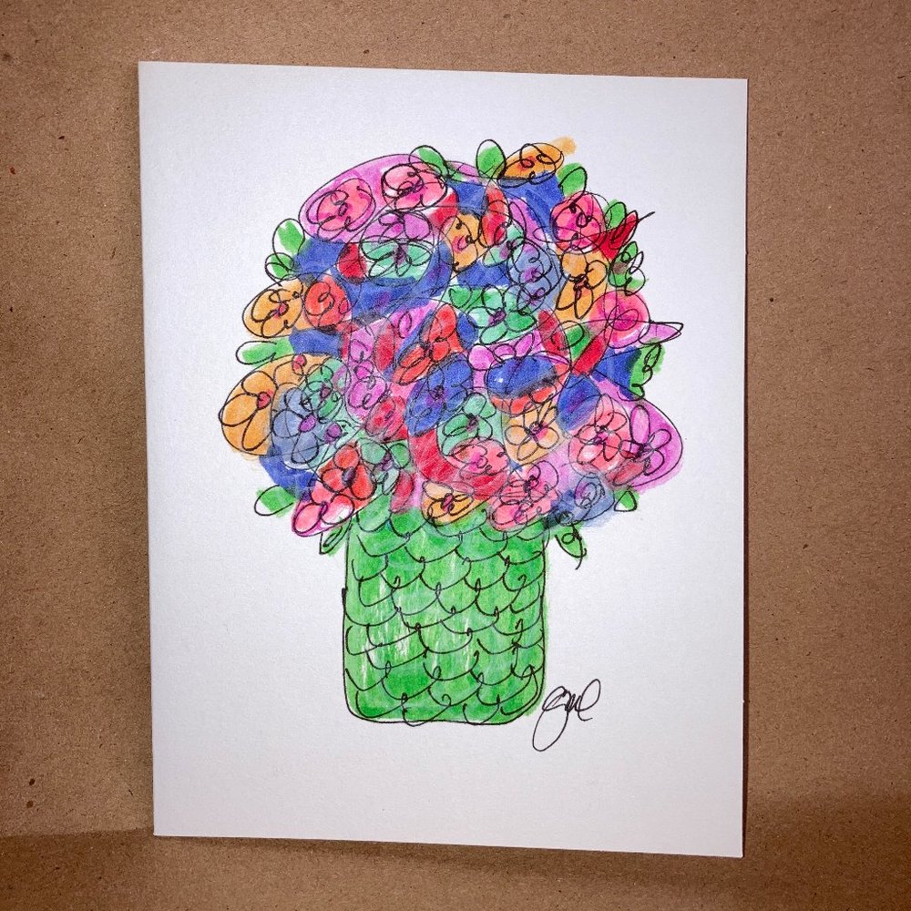 Original Artwork by Gamali Blank Note Card